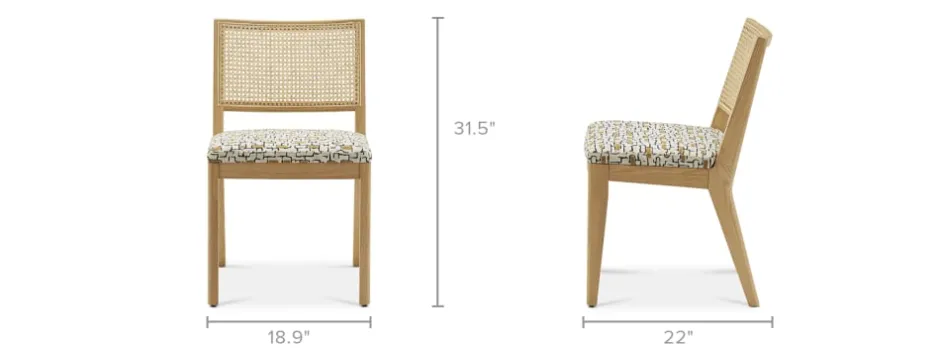 Hot Sloane Cane Chair Dining Chairs|Small Dining Room Furniture