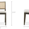 Sale Sloane Cane Chair Dining Chairs|Small Dining Room Furniture