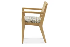 Clearance Sloane Cane Chair with Armrest Dining Chairs