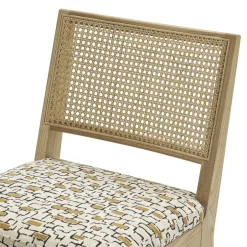 Clearance Sloane Cane Chair with Armrest Dining Chairs
