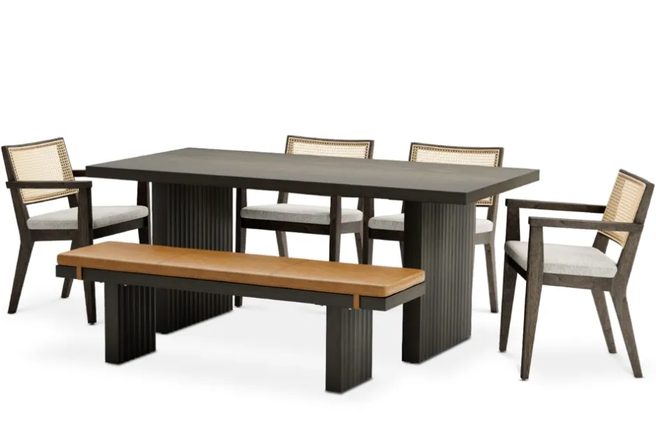 Outlet Sloane Dining Set for 6-8 Dining Room Furniture Sets|Dining Room Sets