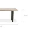 Discount Sloane Travertine Dining Table Dining Tables