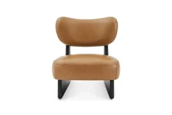 Fashion Solange Leather Chair Armchairs And Accent Chairs|Small Living Room Furniture
