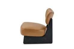 Fashion Solange Leather Chair Armchairs And Accent Chairs|Small Living Room Furniture