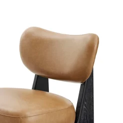 Fashion Solange Leather Chair Armchairs And Accent Chairs|Small Living Room Furniture