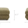 Fashion Solari Performance Fabric Ottoman Footstools, Ottomans & Poufs