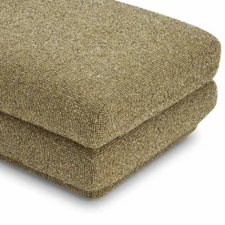 Hot Solari Performance Fabric Extended Sofa with Ottoman Living Room Sets|Living Room Sets