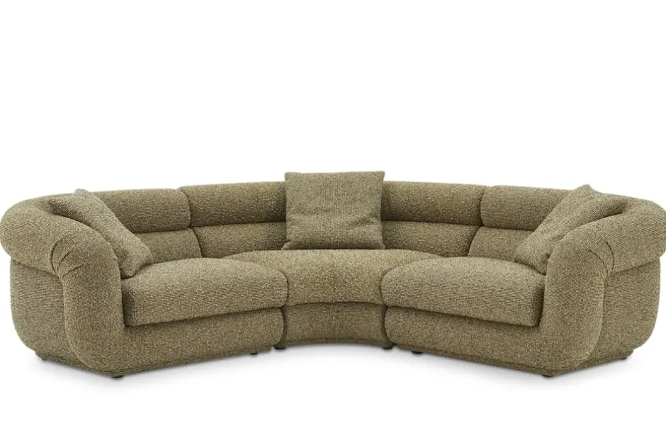 Fashion Solari Performance Fabric Sectional Sofa Sectional Sofas