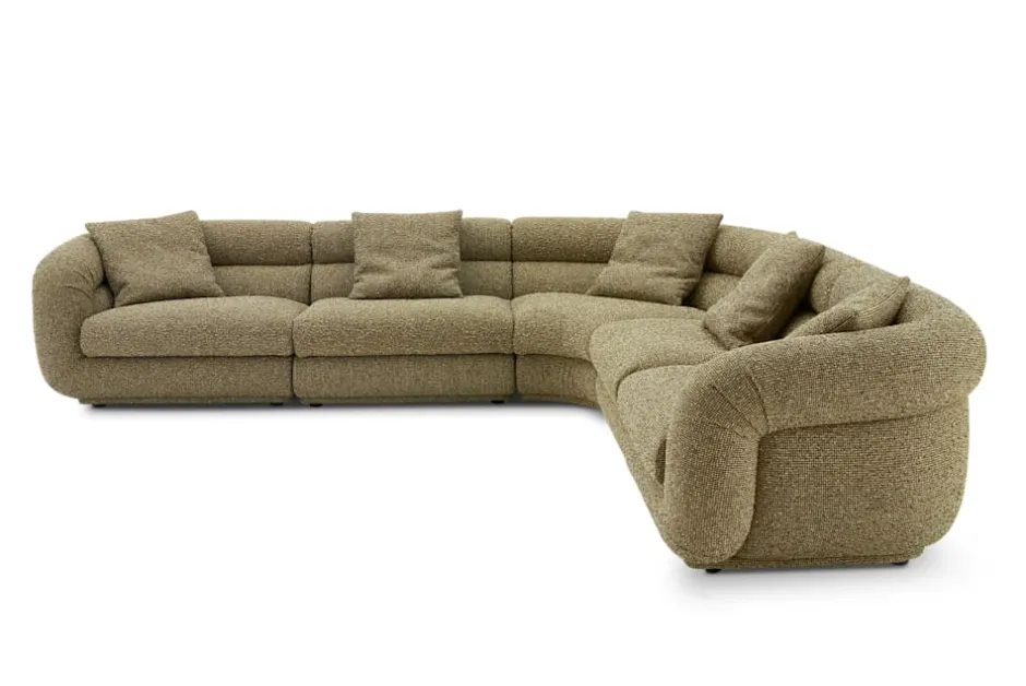 Hot Solari Performance Fabric L-Shaped Sectional Sofa Sectional Sofas
