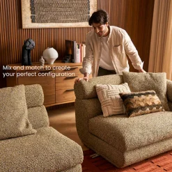 Hot Solari Performance Fabric L-Shaped Sectional Sofa Sectional Sofas