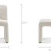 Outlet Sonia Performance Bouclé Dining Chair Dining Chairs