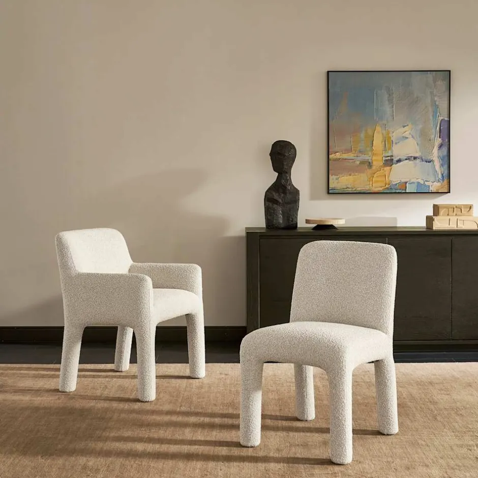 Outlet Sonia Performance Bouclé Dining Chair Dining Chairs