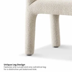 Outlet Sonia Performance Bouclé Dining Chair Dining Chairs