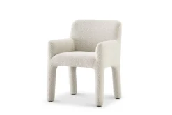 Online Sonia Performance Bouclé Dining Arm Chair Office Chairs|Dining Chairs