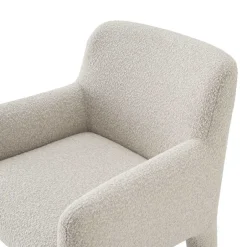 Online Sonia Performance Bouclé Dining Arm Chair Office Chairs|Dining Chairs