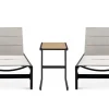 Sale Sorrento Outdoor 2 Chaise Lounges & C-Side Table Set Outdoor Lounge Chairs|Outdoor Furniture Sets