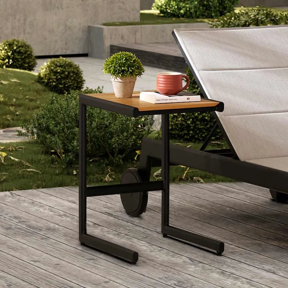 Sale Sorrento Outdoor 2 Chaise Lounges & C-Side Table Set Outdoor Lounge Chairs|Outdoor Furniture Sets