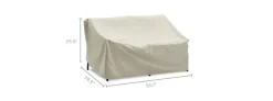 Clearance Sorrento Outdoor 2 Seater Sofa Cover Outdoor Accessories
