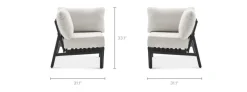 New Sorrento Outdoor Corner Sofa Outdoor Sofas