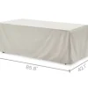 Clearance Sorrento Outdoor Dining Table Cover Outdoor Accessories