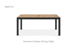 Clearance Sorrento Outdoor Dining Table Cover Outdoor Accessories