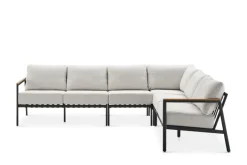 New Sorrento Outdoor Extended L-Shape Sectional Sofa Outdoor Sofas