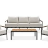 Clearance Sorrento Outdoor Sofa, 2 Lounge Chairs & Coffee Table Set Outdoor Sofas|Outdoor Furniture Sets