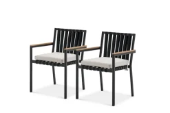 Clearance Sorrento Stackable Outdoor Dining Armchair Set Outdoor Chairs & Bar Stools|Outdoor Furniture Sets