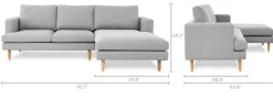 Online Tana Chaise Sectional Sofa Sectional Sofas