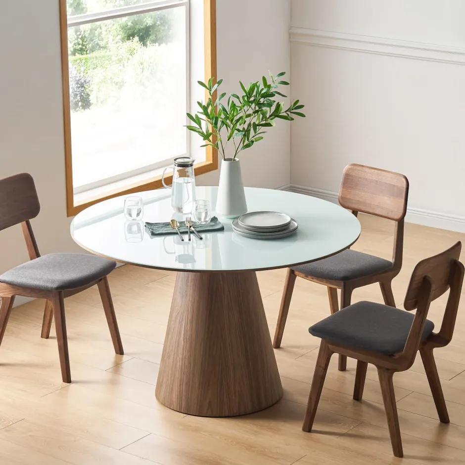 Hot Theo Round Dining Table Small Dining Room Furniture|Dining Tables