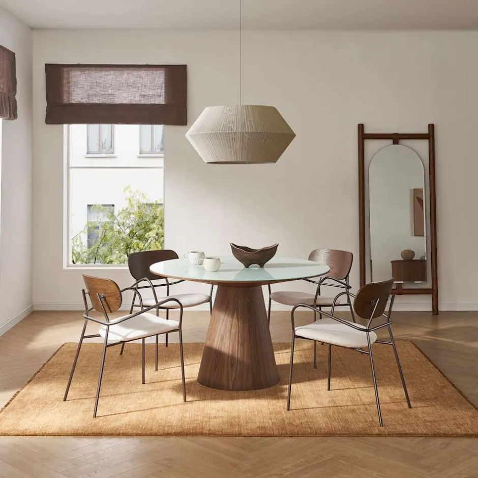 Hot Theo Round Dining Table Small Dining Room Furniture|Dining Tables
