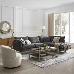 Fashion Verona Bumper Chaise Sectional Sofa Sectional Sofas