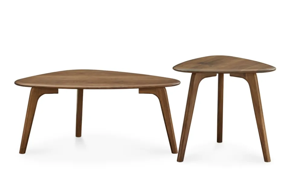 Discount Vincent Coffee Table Set, Walnut Coffee Tables|Small Living Room Furniture