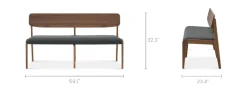 Online Vincent Dining Bench Benches|Small Dining Room Furniture