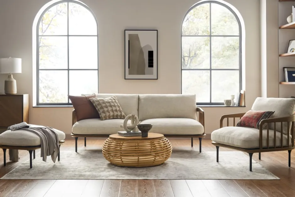 Outlet Wayne Armchair with Ottoman Armchairs And Accent Chairs|Living Room Sets