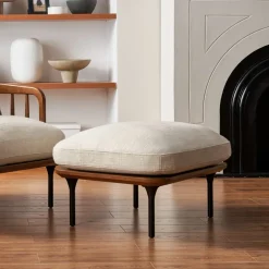 Outlet Wayne Armchair with Ottoman Armchairs And Accent Chairs|Living Room Sets