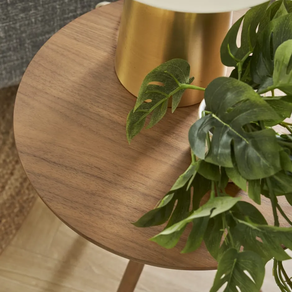 Discount Zane Side Table, Dark Walnut Side Tables|Small Living Room Furniture